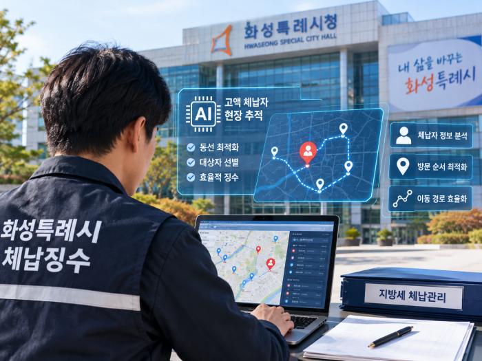 AI가 고액 체납자 추적한다…화성특례시, 현장 징수 방식 바꾼다 기사 이미지